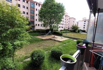 Aussicht vom Balkon