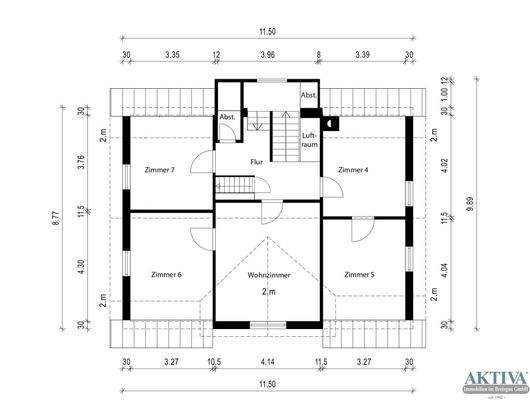 Grundriss Dachgeschoss
