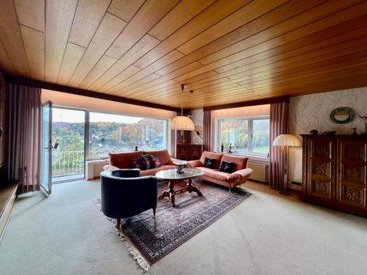 EG: Wohn-/Essbereich mit phantastischem Panoramablick