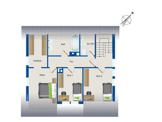 Grundriss Dachgeschoss