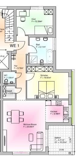 Erstbezug * Geschmackvolle 3-Raum-Wohnung mit  hochwertiger EBK in Ludwigshafen am Rhein