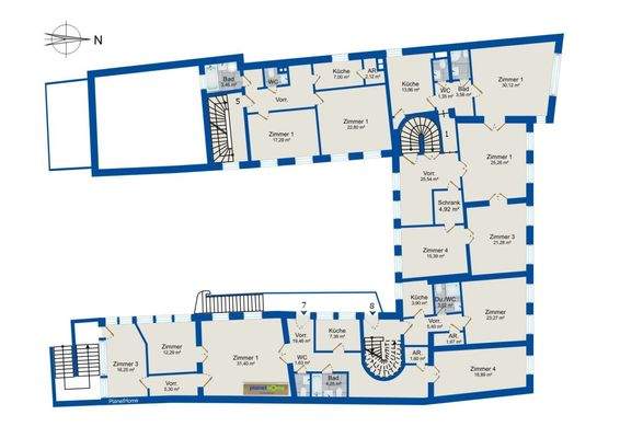 Grundriss Obergeschoss