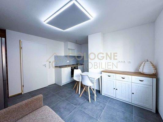 Küche, Esszimmer- und Wohnzimmer