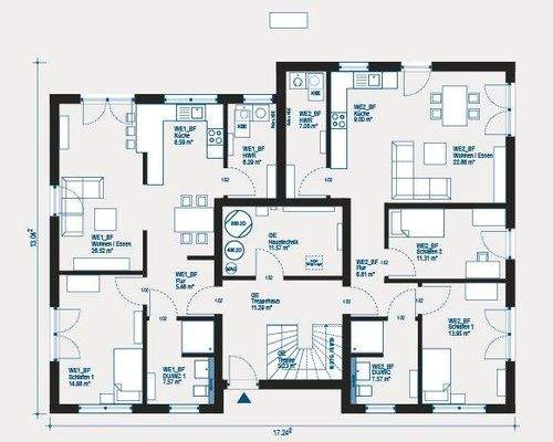 allkauf Grundriss-Apartment  Penthouse W EG