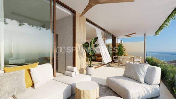 Sea View Properties in a Complex with Pools in Costa del Sol