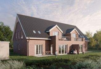 Visualisierung Gartenansicht BV Bargloyer Straße 17 - 27793 Wildeshausen 
