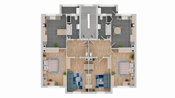 Grundriss Beispiel Wohnetagen