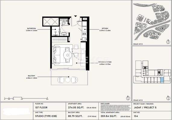 Modern Apartments with Premium Amenities in Al Jaddaf Dubai