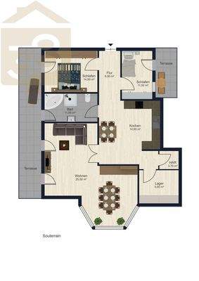 Grundriss Souterrain
