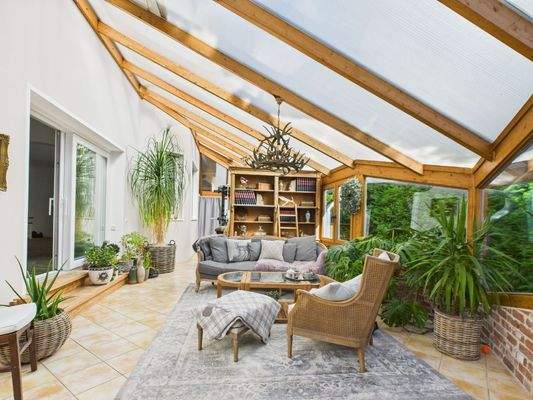 Wintergarten - Loungebereich - Lütt Immobilien - Bönebüttel