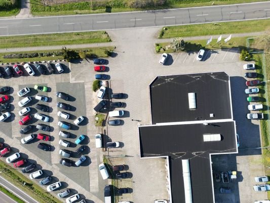 Autohaus als Renditeobjekt von oben