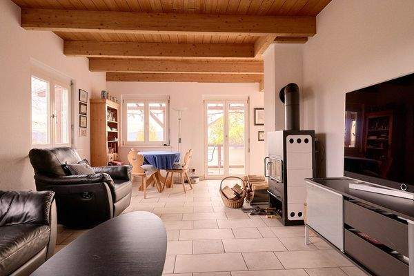 Blick vom Wohnzimmer aus