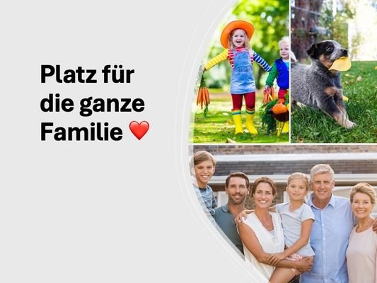 Platz für die ganze Familie