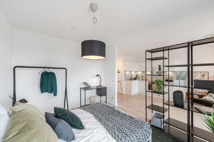 Modernes Apartment mit offener Raumgestaltung