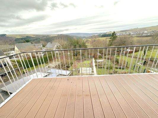 Balkon hinter den Haus