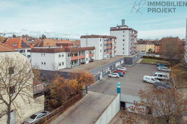 Blick über das Parkdeck