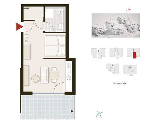 Grundriss ohne Garten