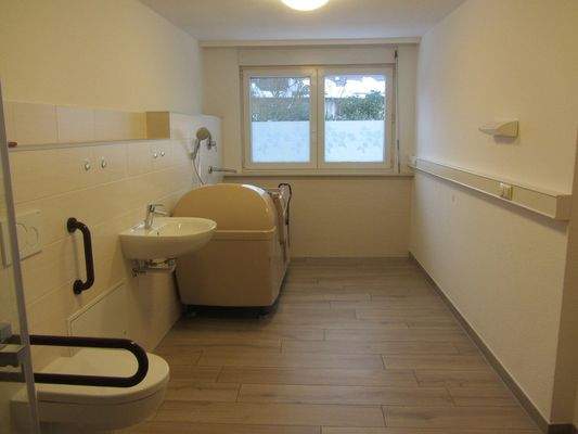 Badezimmer Pflegebereich
