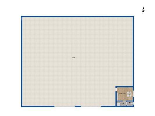 Grundriss Lagerhalle