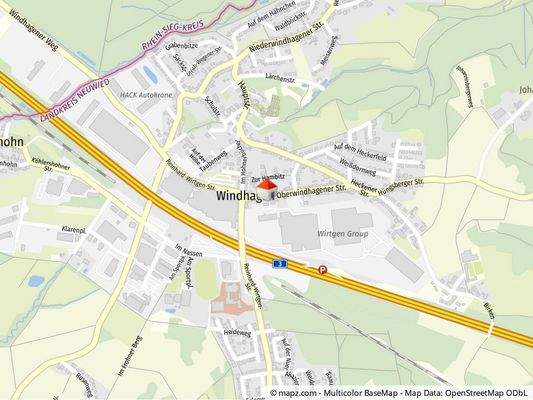 Geolyzer Kartenausschnitt