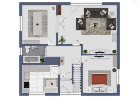 Grundriss Einfamilienhaus