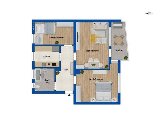 Grundriss - Erdgeschoss