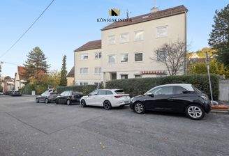 Außenansicht Haus - Wohnung im DG