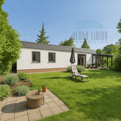 Visualisierung Idee - Hausansicht von hinten