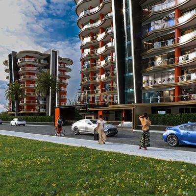 Apartments with Scenic Nature View in Mahmutlar Center Alanya