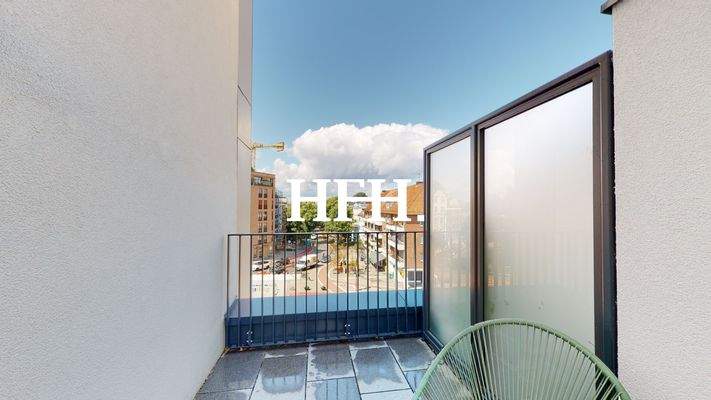 Dachterrasse 1 Südwest-Ausrichtung