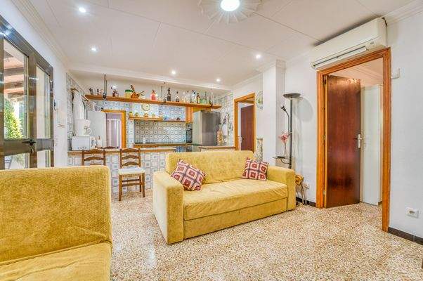 Offener Wohnbereich zur Küche