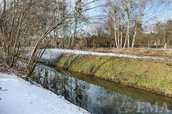 Blick vom Grundstück