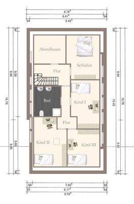 Grundriss Obergeschoss