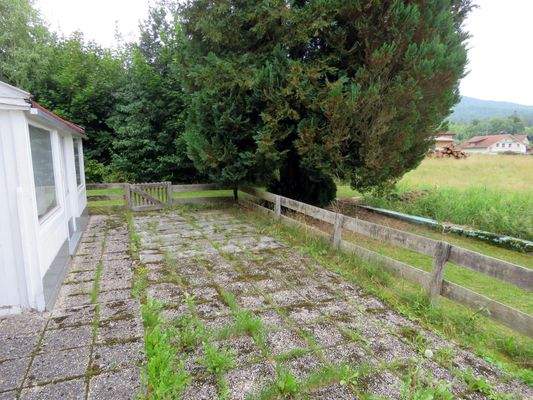 Gartenanteil hinter dem Haus