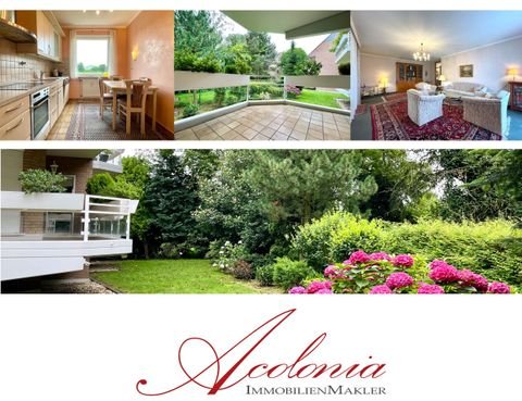 Acolonia Immobilienmakler:  Grüne Oase in Alt-Lövenich - großzügige Wohnung mit einem Apartment nebenan