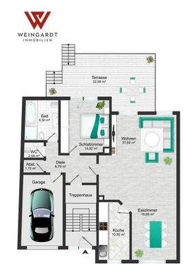 Kämpfelbach 3FH - Erdgeschoss