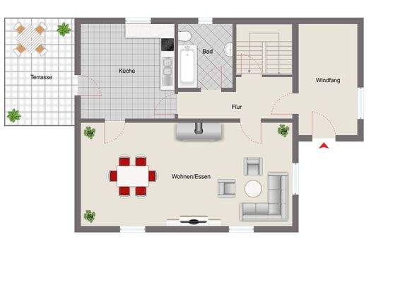 Grundriss Erdgeschoss