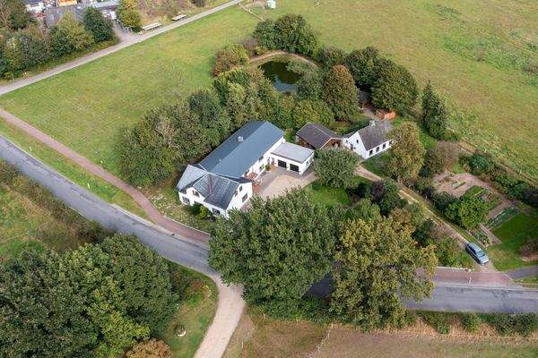 Das Gesamte aus der Vogelperspektive