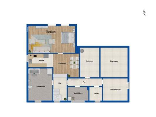 Grundriss Untergeschoss