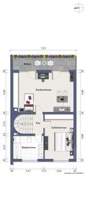 Grundriss Obergeschoss