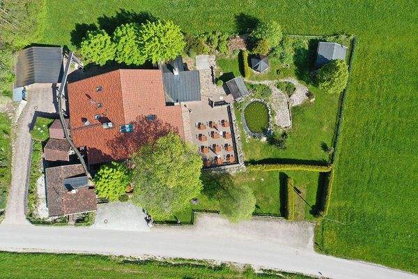  Das gesamte Ensemble von oben