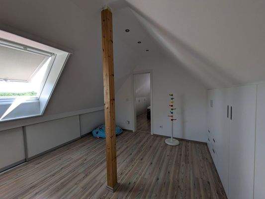 Ankleidezimmer, Blick auf SZ