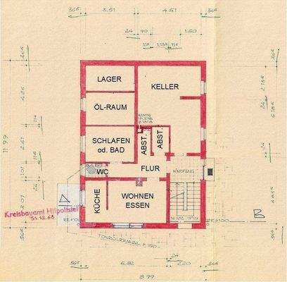 Grundriss Untergeschoss