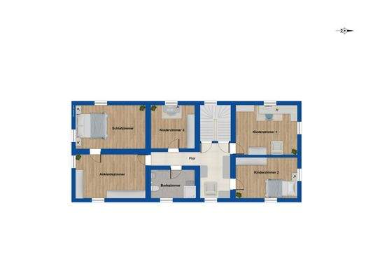 Grundriss Obergeschoss