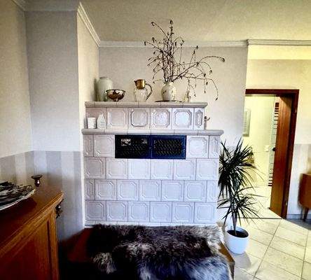 Kaminofen im Wohnzimmer