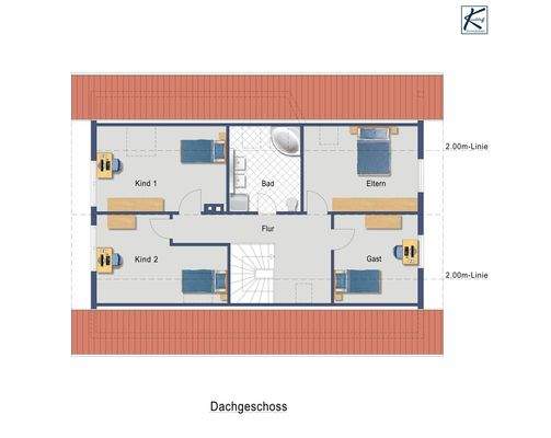Grundriss Dachgeschoss