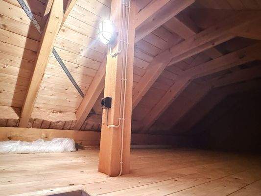 Gut gedämmtes Dachgeschoss