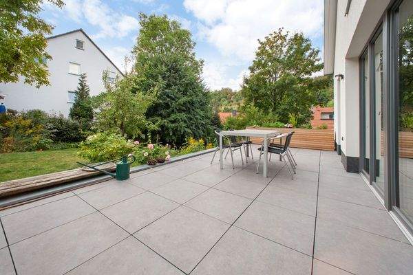 Sonnenterrasse mit Süd-West-Ausrichtung