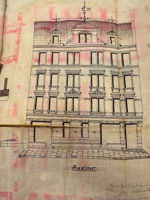 Historische Fassadenansicht 