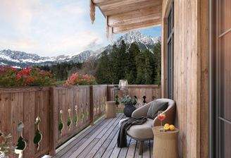 SUITES I ELLMAU Terrasse